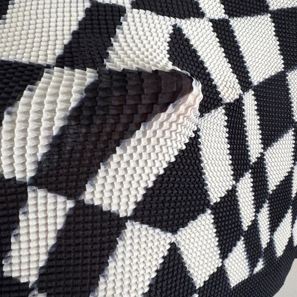 Kate Hewko black and white checkered stretch shirt - Picture 2 of 3